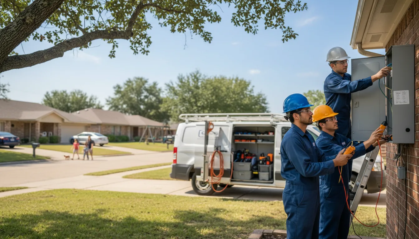 Certified electrician providing emergency electrical services in Bourneville, OH